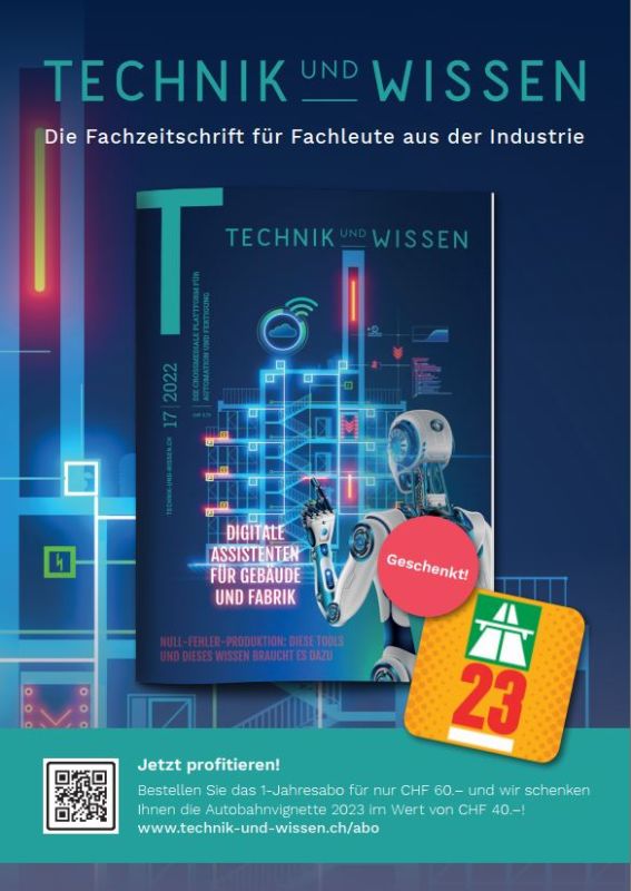 Abo Printmagazin Technik und Wisssen mit Autobahnvignette