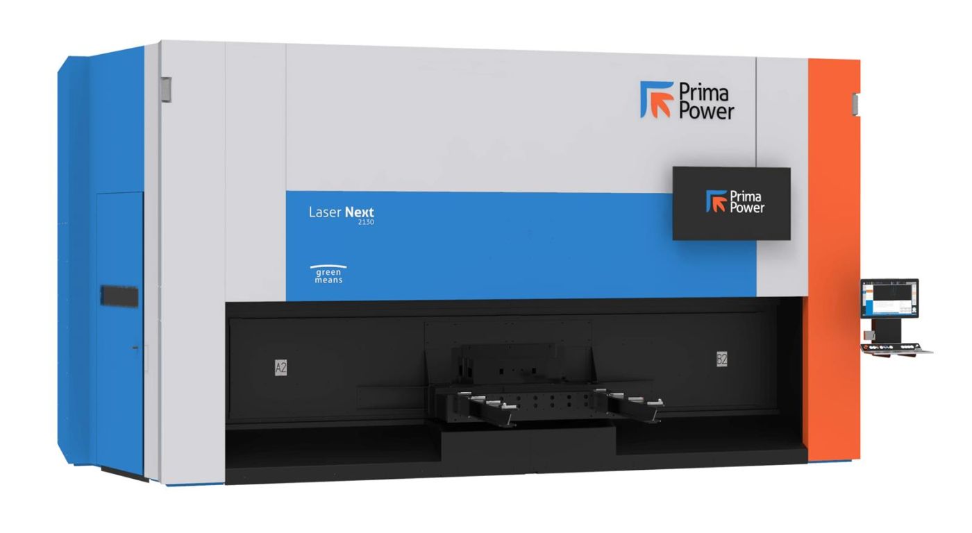 3D-Laserschneidanlage Laser Next 1530/2130 von Prima Power, ausgestattet mit der CNC-Steuerung Sinumerik One von Siemens