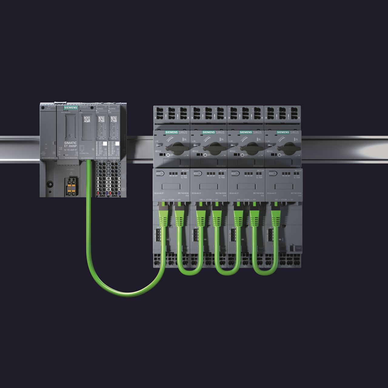 Intelligente Linkmodule SIRIUS 3RC7 in Kombination mit SIMATIC ET 200SP